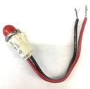 1051A1, VCC Chicago Miniature 250V RED Neon Panel Indicator Lamp ~ 1/2" Mtg Hole