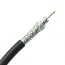RG6URBK4, Wavenet Black RG6URBK4-BC 60% RG6 Bare Copper 75 Ohm Coax Cable1000 ft Box, Black