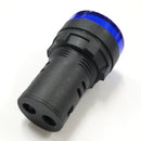 11-2659, Philmore BLUE 1" Inch Round Flat Top LED Indicator Lamp 28 Volts DC