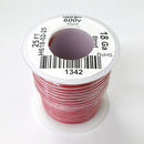 H618-02-25 25FT 18AWG RED Stranded Appliance & Marine 600V Wire UL1015 105C