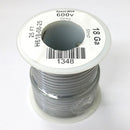 25' Roll 18AWG GREY Stranded Appliance Grade 600 Volt Hook-Up Wire, UL1015 105C