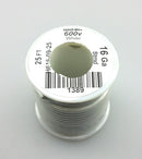 H616-09-25 25FT 16AWG WHITE Stranded Appliance & Marine 600V Wire UL1015 105C