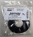 14-03500, American Pride 10'L X 1/2"W Spool Rappers Hook & Loop, Black