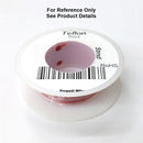 T28-02-100 100FT 28AWG RED Hi Temp PTFE Insulated Silver Plated 600 Volt Wire