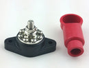 K4, K-Four 19-455, 150A @ 48V DC max, Power Stud Post with 8 Screw Terminals