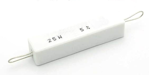 Lotto di 2, 150 Ohm 25 Watt resistenze di potenza in ceramica Lotto di 2, 150 Ohm 25 Watt resistenze di potenza in ceramica