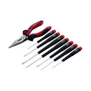 26190, Wiha 8 Piece Precision Slotted and Phillips Screwdrivers and Pliers Set
