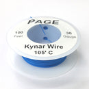 100' Page 30AWG BLUE KYNAR Insulated Wire Wrap Wire 100 Foot Roll ~ Made In USA