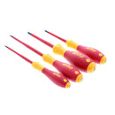 Wiha 32090 - 4 Piece Insulated SoftFinish Screwdriver Set - Slotted, Phillips