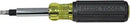 32557, Klein Multi-Bit Screwdriver / Nut Driver, Heavy Duty 10-in-1 with Interchangeable Shafts and Ph, Sl, Sq, Hex Bits and Nut Drivers