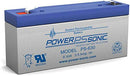 PS-630 Power-Sonic Rechargeable Sealed Lead Acid Battery PS-630 6V 3.5 AH @ 20-hr. 6V 3.3 AH @ 10-hr.