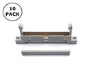 Lot of 10 3M 4640-6300, 40 Pin IDC 0.1'' (2.54mm) Spacing Male Latching Headers