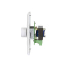 50LVC-DW, Lowell 50W Mono Volume Control w/ 1-Gang Decorator White Wall Plate