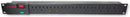PDU-R1512PS Maruson 12 Outlets Surge Protected Rack Mount PDU Power Strip for Network Server Racks - 15A, 120V - 1050 Joules Protection, 10ft Power Cord with 5-15P, 1U