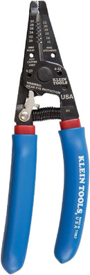 11057, Klein Wire Cutter / Stripper, Made in USA, Heavy Duty Cutter for 20-30 AWG Solid and 22-32 AWG Stranded Wire