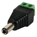 COP2WM-2.5 MVO 5.5mm x 2.5mm Male DC Power Jack Terminal Connectors for CCTV Camera