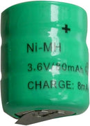 COMP-16-2NMHP Dantona Ni-MH 80mAh 3.6V Rechargable Battery Cells with