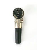 61-612, 2 Pin Female Right Angle CB Mic or Ham Radio Mobile Microphone Connector