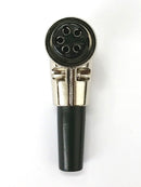 61-615, 5 Pin Female Right Angle CB Mic or Ham Radio Mobile Microphone Connector
