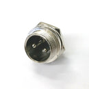 61-622, 2 Pin Male Chassis Panel CB Mic or Ham Radio Mobile Microphone Connector