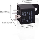 JD2912-1H-12VDC, MVO Car Relay 4 Pin 12v 40amp SPST 14VDC, Auto Switches & Starters
