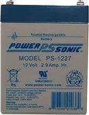 PS-1227F1 PS1227 Power-Sonic PS-1227 F1 Sealed Lead Acid Battery