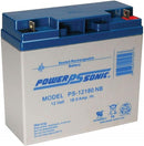 PS-12180NB, Powersonic Nut Bolt 12V 18AH SLA Battery.