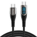 FASTDOT USB C-C Male 6.6ft 250W 20Gbs fast charge
