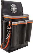 5241 Klein Tools Tool Pouch, Tradesman Pro Maintenance Tool Pouch with 6 Pockets, Tape Thong, 2-Inch Tunnel Loop, Great Electrician Holster