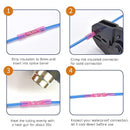 MVO MVHS-BS-B-5 16-14awg Heat-Sealed Butt Spliced 5pk