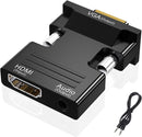 MVHDMI2VGA, MVO HDMI to VGA Adapter, HDMI to VGA Audio Output Cable Computer Set-top Box Converter Connector Adapter for Laptop, PC, Monitor, Projector, HDTV, Chromebook,...