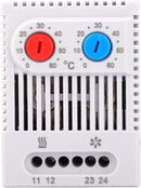 ZR011, MVO Temperature Switch, IP20 Thermostat Open/Close Adjustable Thermostat Temperature Controller Switch