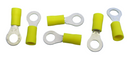 65-1567, Philmore 1/4" Ring Terminals 10-12 AWG Yellow 5pk