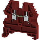 304 124-25PK 	 Terminal Block Connector 2 Position Feed Through Yellow 12-26 AWG