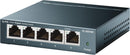 TL-SG105 TP-Link 5 Port Gigabit Unmanaged Ethernet Switch, Network Hub, Ethernet Splitter, Plug & Play, Fanless Metal Design, Shielded Ports, Traffic