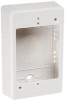 HT-TSRW-JB1 Hellermann Tyton TSRW-JB1 Single Gang Junction Box, 1-1/4" Deep, PVC, White