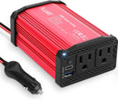 PWRINV300, MOV  300W Car Power Inverter 12v to 110v, Car Plug in Adapter Outlet with PD 27w USB-C and Fast Charger 18w USB-A, Car Outlet Adapter
