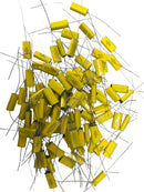 ZA9468-473M,100 pack Qual Capacitor 0.047 UF 600 VDC 20 Elpac Metalized Polyester Film Zb9468-473m