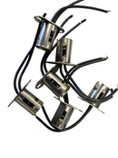 1157-BAY15D, MVO BAY15D 2-Pin Off-Set LED or Incandescent Lamp Socket w/ Wires 6pk