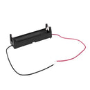 BH1865, Philmore Single 18650 Battery Holder with Six Inch (6") Wire Leads