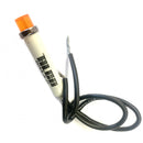 BIM-4-C, ALCO 125V AMBER NEON Panel Indicator Lamp ~ 0.312" Mounting Hole