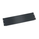 BL3, Middle Atlantic 3 RU Flanged Blank Rack Panel, Black Brushed and Anodized Aluminum