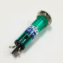 BN-5665-1-G, Sato Parts 12mm Round Green Domed Neon Indicator Light 100V ~ 125V