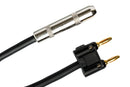BNP-116BK, Hosa 1/4" TS to Dual Banana Speaker Adapter Cable