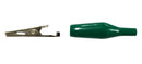 C-4-M-G, Sato Parts 35mm Alligator Clip with Green Boot 5A @ 30V