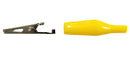 C-4-M-Y, Sato Parts 35mm Alligator Clip with Yellow Boot 5A @ 30V