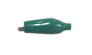 C-4-S-G, Sato Parts 27mm Alligator Clip with Green Boot 3A @ 30V