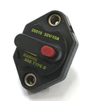 CB255-10, Bussmann 10A@32V DC IP66 Type III Auto Circuit Breaker w/Push-to-Trip