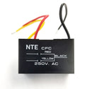 CFC-6/14, NTE 6uF + 14uF @ 125/250V AC Dual Ceiling Fan Capacitor
