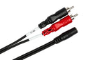 CFR-210, Hosa Stereo Adapter, 3.5 mm Female TRSF to Dual RCA, Males  10 ft